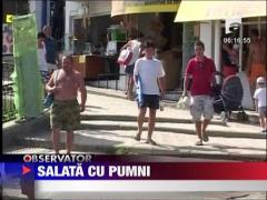 Salata cu pumni la Eforie Nord