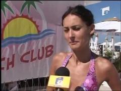 Andreea Tivadar s-a plimbat cu ski-jetul