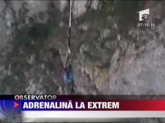 Adrenalina la maximum pe Cheile Rasnoavei
