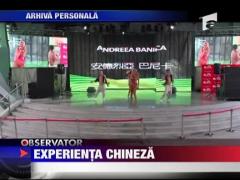 Andreea Banica isi povesteste experienta din China