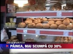 Painea, mai scumpa cu 30%