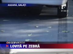 Echipaj de politie a accidentat pe zebra un copil