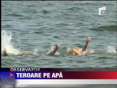 Teroare pe Dunare! Loviti de un skijet