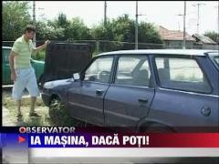 Lasat fara piese la masina chiar la firma de ridicari auto