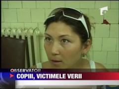 Copiii, victimele verii