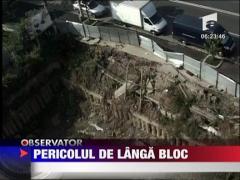 Bloc in pericol de prabusire in Brasov