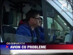 Avion cu probleme