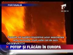 Potop si flacari in Europa