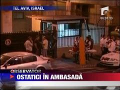 Ostatici in ambasada Turciei de la Tel Aviv