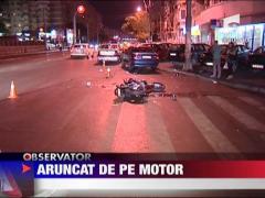Aruncat de pe motor