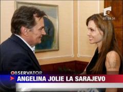 Angelina Jolie, la Sarajevo