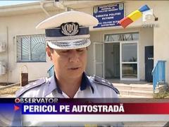 Pericol pe autostrada