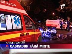 Cascador fara limite in Bucuresti