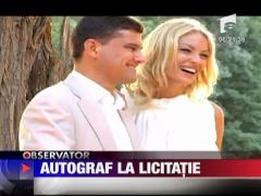 Autograful lui Basescu, scos la licitatie