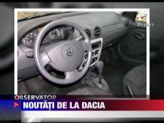 Noutati la Dacia