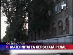 Maternitatea cercetata penal