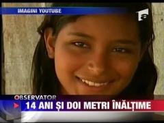 14 ani si doi metri inaltime