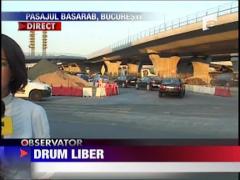 Circulatia rutiera pe arterele de sub Pasajul Basarab, reluata din 15 septembrie