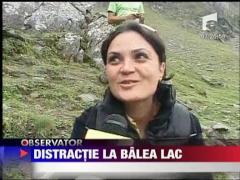 Distractie la Balea Lac