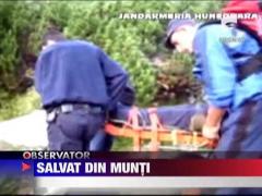 Salvat din munti de salvamontisti