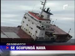 Nava scufundata in Marea Neagra