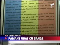 Pamant udat cu sange