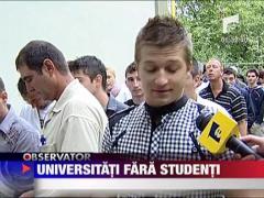 Universitatile de stat raman fara studenti