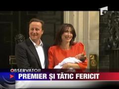 Premierul Angliei este in concediu de paternitate