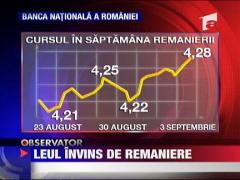 Leul invins de remaniere