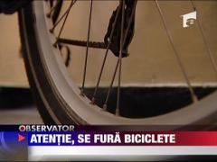 Atentie, se fura biciclete