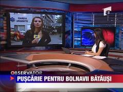 Puscarie pentru bolnavii violenti
