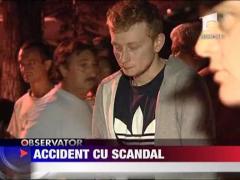 Accident cu scandal