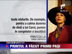 Printul Carol Ferdinand a facut primii pasi!
