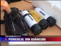 Epava de langa portul Constanta, filmata si inspectata de o echipa de scafandri