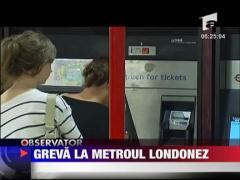 Greva la metroul londonez