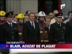 Tony Blair, acuzat de plagiat