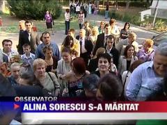 Alina Sorescu s-a maritat