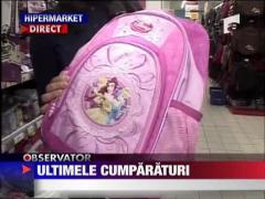 Ultimele cumparaturi