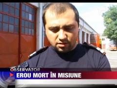 Erou salvator, mort in misiune