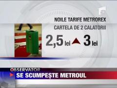 Se scumpeste metroul