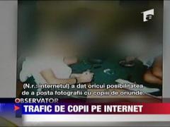 Trafic de copii pe internet