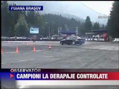 Campionii la derapaje controlate