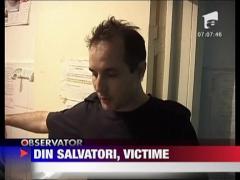 Un echipaj SMURD batut in timpul unei interventii