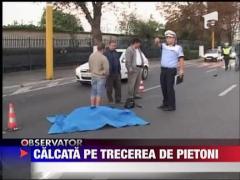 Spulberata pe trecerea de pietoni