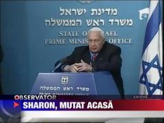 Ariel Sharon, mutat acasa