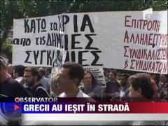 Centrul Atenei s-a transformat in teren de lupta