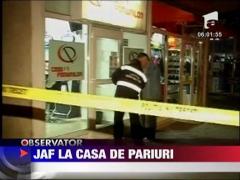 Jaf la o casa de pariuri din Iasi