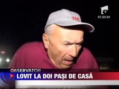 Batran spulberat de o masina