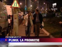 Plinul la promotie