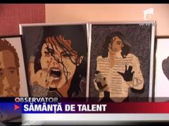 Samanta de talent! Arta din seminte